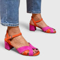 Zapatos ortopédicos de tacón Devynne de Alessia Madrid, con diseño cómodo y elegante en color neutro.