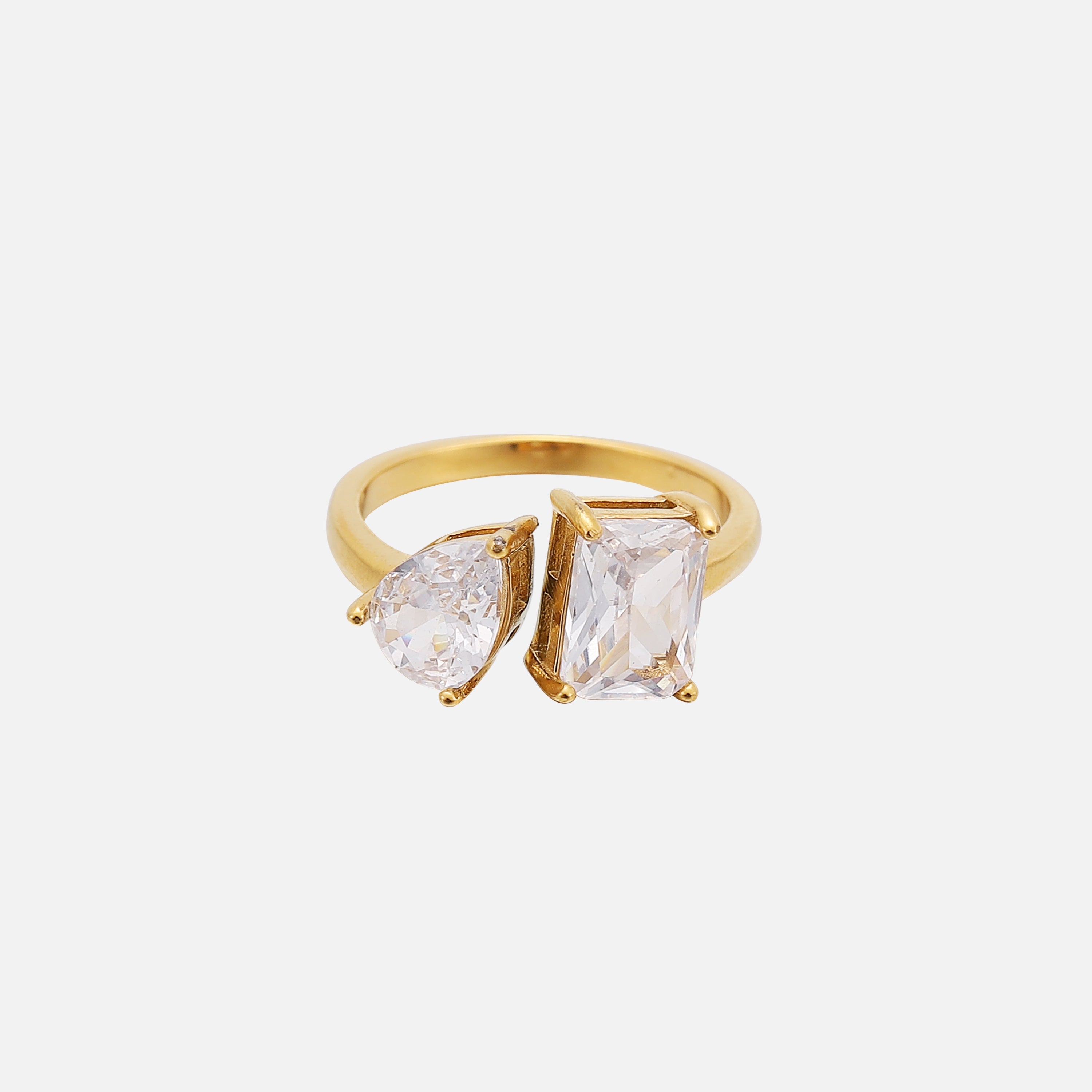 Anillo ajustable Elara de Alessia Madrid, con diseño elegante y detalles finos en plata para mujer.
