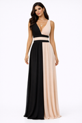Vestido glamour Laura de Alessia Madrid, en color elegante con detalles brillantes y diseño sofisticado para ocasiones especiales.