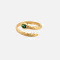 Anillo ajustable Elysia de Alessia Madrid, con diseño elegante y detalles en plata para uso diario.