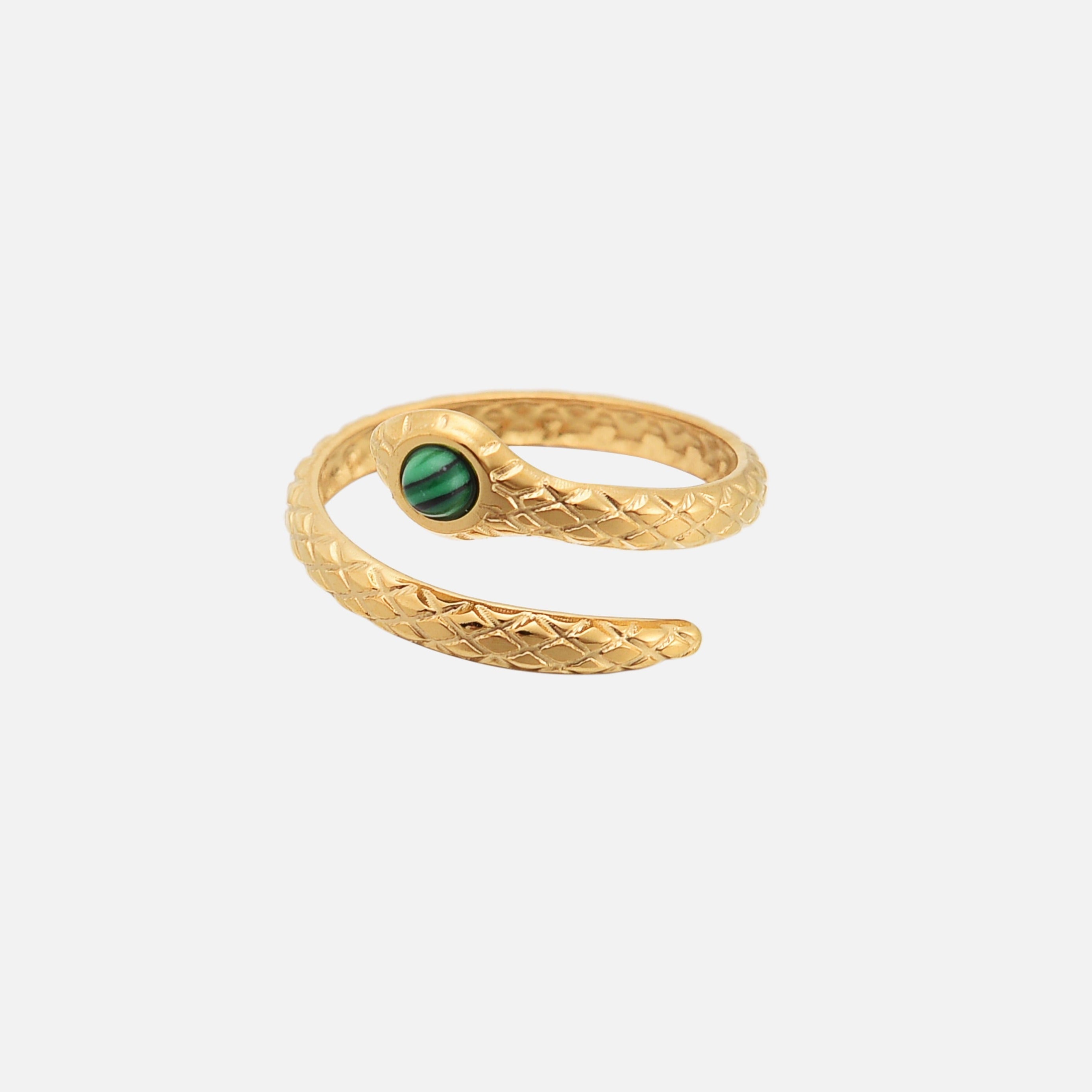 Anillo ajustable Elysia de Alessia Madrid, con diseño elegante y detalles en plata para uso diario.