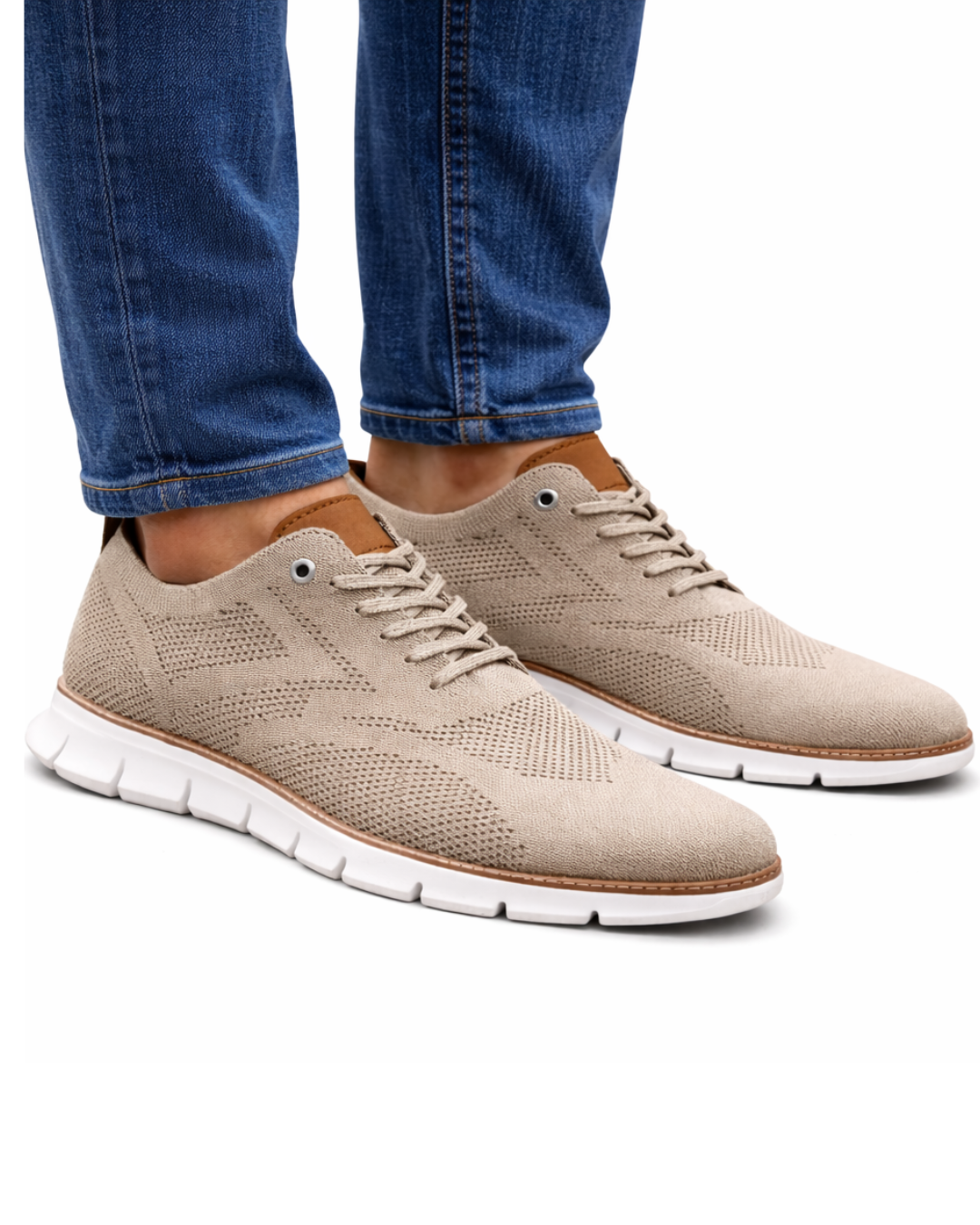 Zapato ortopédico Alessia Madrid Mateo, ultra cómodo para uso diario, con soporte y diseño ergonómico en color neutro.