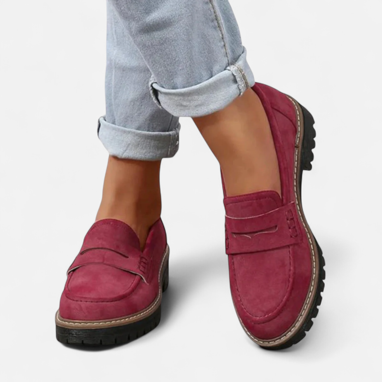 Rosa Moda | Mocasines Ortopédicos de Mujer en Piel de Alta Calidad – Comodidad Anatómica, Estilo Refinado - Alessia Madrid
