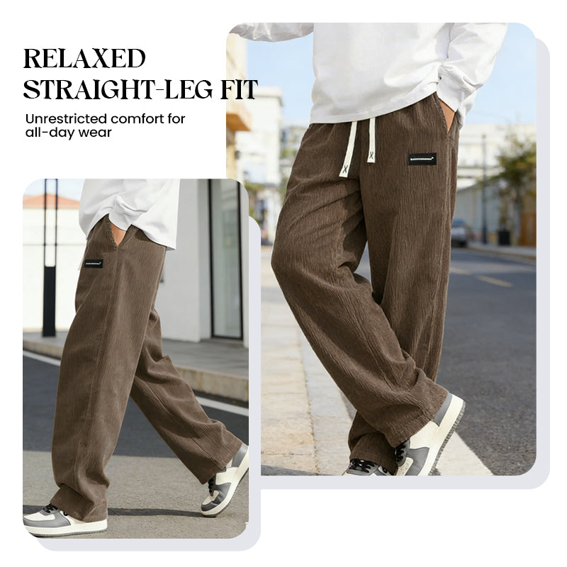 Tom | Pantalón ancho con cordón y bolsillos para hombre. - Alessia Madrid