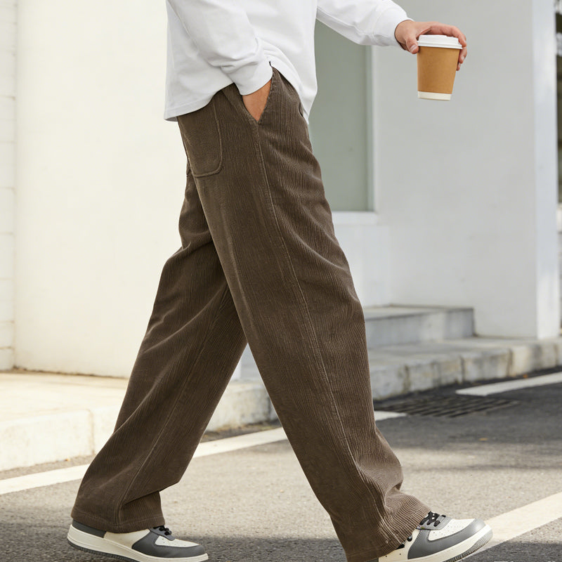 Tom | Pantalón ancho con cordón y bolsillos para hombre. - Alessia Madrid