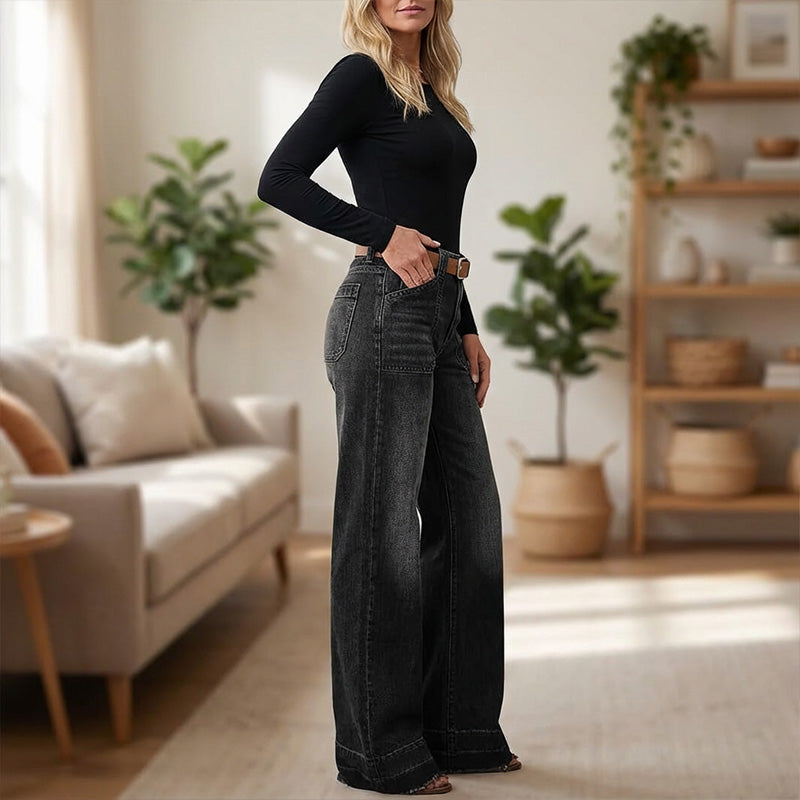 Leire | Wide legs Jeans - Alessia Madrid