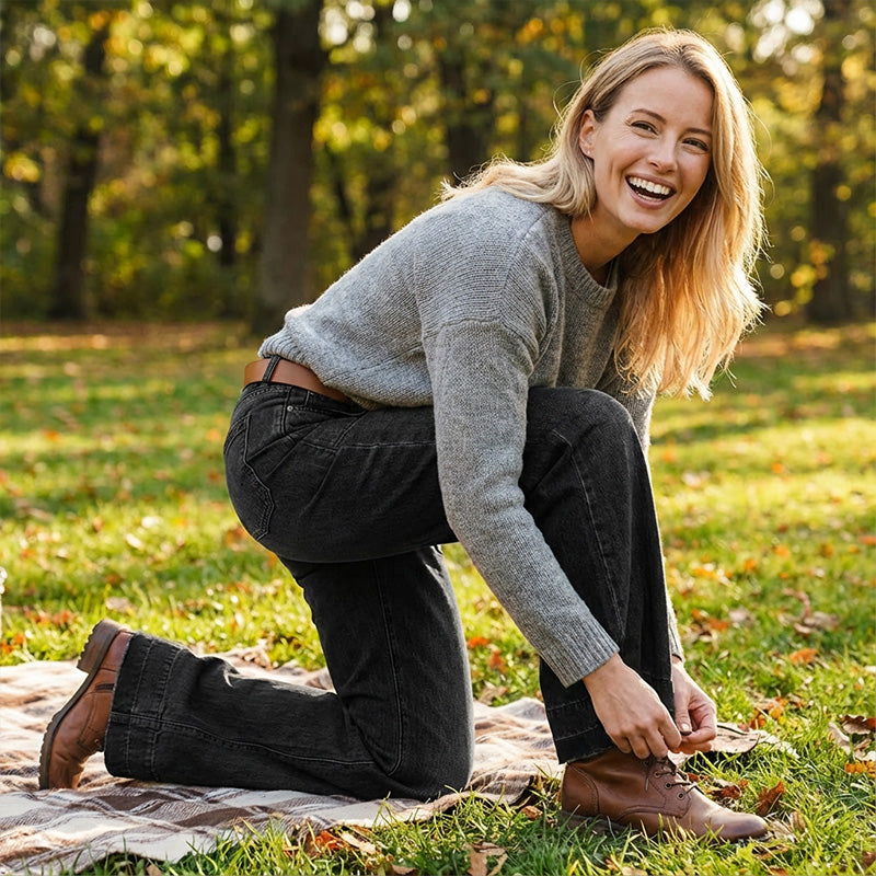 Leire | Wide legs Jeans - Alessia Madrid